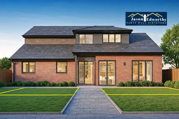 Home extension focusing on boundary line Waltham Forest