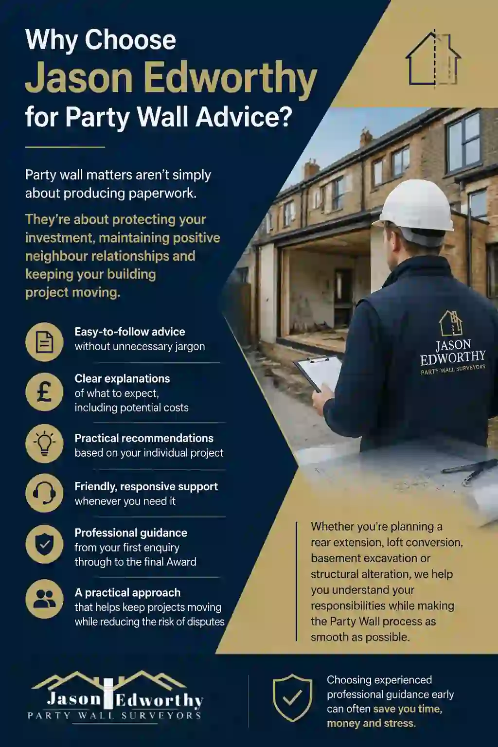 Why Choose Jason Edworthy for Party Wall Advice Waltham Forest?